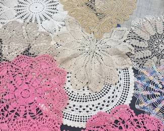 Vintage Doilies Crochet 12 Assorted