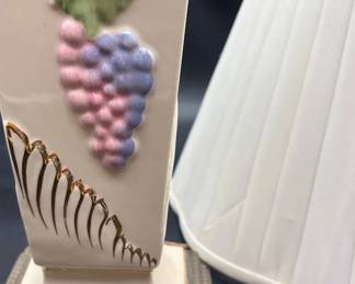 Vintage Hand Painted Lamp