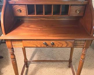 Vintage Secretary, Wood Desk