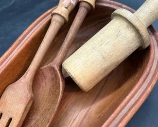 Vintage Serving Tray By Dansk Designs In Denmark With Accessories
