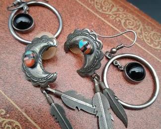 Sterling And Stone Earrings