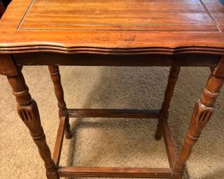 Antique Wood Side Table