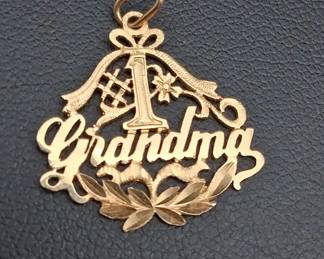 14k Gold Pendant 1 Grandma