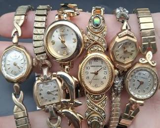Vintage Gold Tone Ladies Watches
