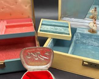 Vintage Jewelry Boxes 3 1 Music Not Working