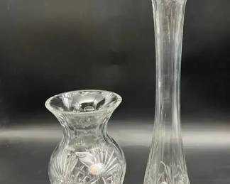 Crystal Vases Vintage