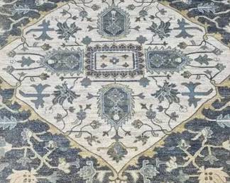 Talya Blue Medallion Area Rug