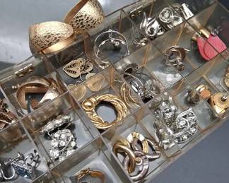 Vintage Costume Earrings 20 Pairs