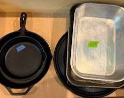 Griswold and Lodge Cast iron pans