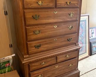 wooden dresser