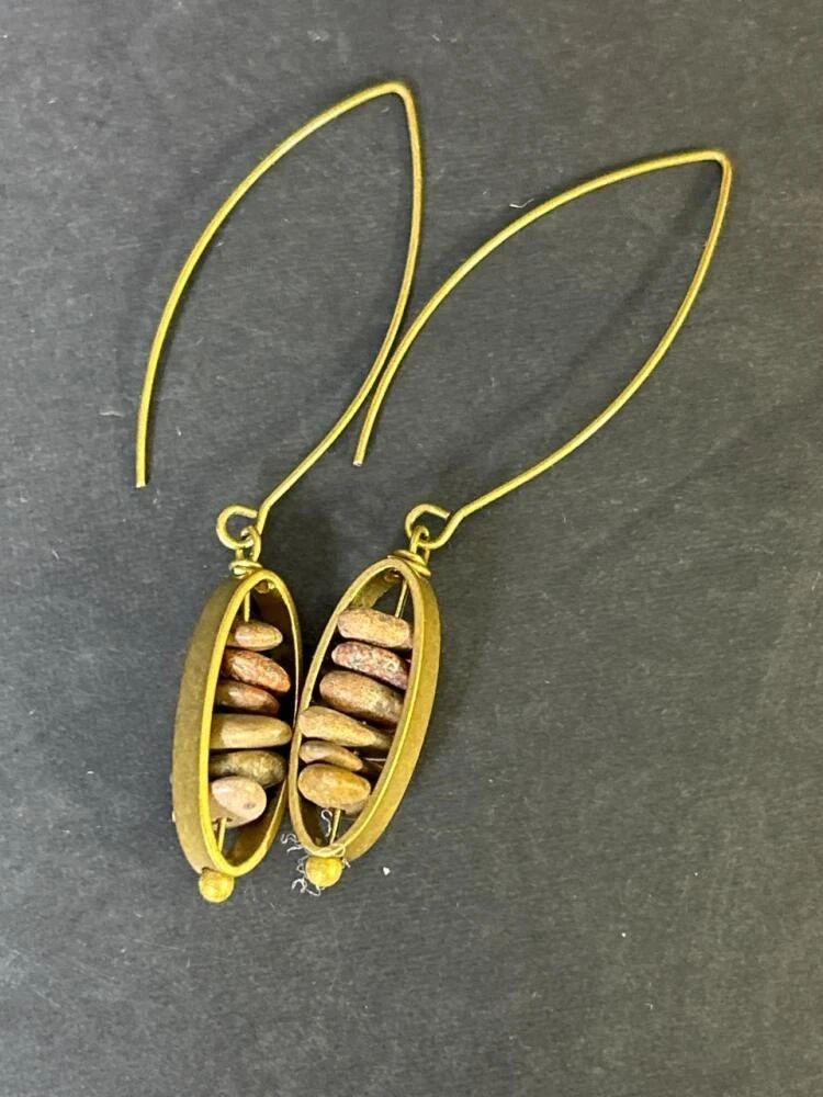 001 brasspeapoddangleearringswithnatur