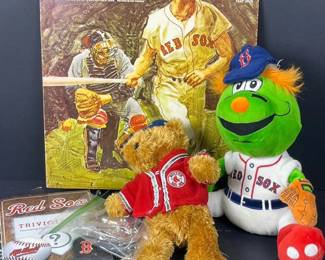 338 bostonredsoxlotmedallionsetswally