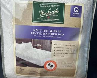 098 woolrichqueenknittedsherpaheatedmat