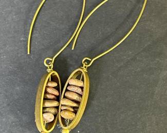 001 brasspeapoddangleearringswithnatur