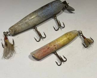 011 vintagewoodenproptopwaterfishinglur