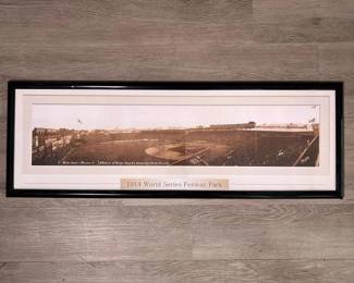 055 framed1914worldseriesfenwayparkpan