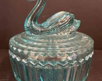 156 jeanetteglassaquablueswantrinketdi