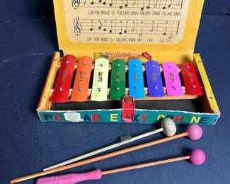 036 vintage8keyverysmalljapaneseportab