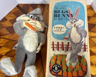 191 vintagematteltalkingbugsbunnyplush