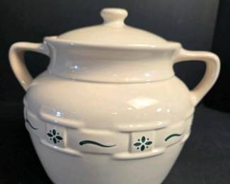 246 ceramicdualhanldedbeanpot