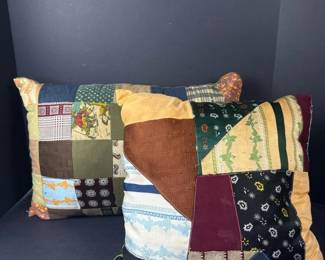062 vintagepatchworkthrowpillows