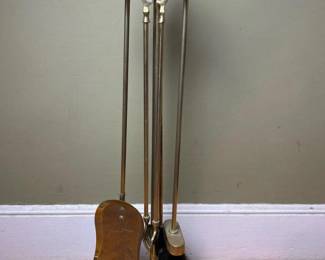 116 vintagebrassfireplacetoolsetwpinea
