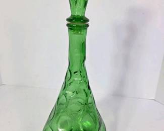 258 greencoindotglassdecanterwithstopp