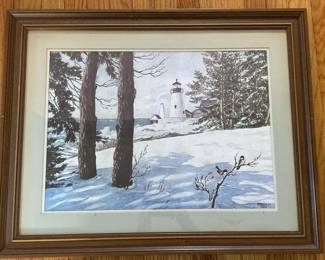 113 framedmauricedaylighthousewinterpri