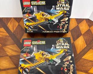 165 twovintagelegostarwarsnaboofighter