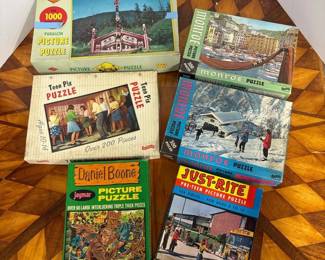 171 lotof6vintagejigsawpicturepuzzles