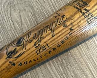 356 olympic1231vintagewoodenbaseballbat