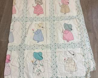 287 vintagesunbonnetsueappliququiltwith