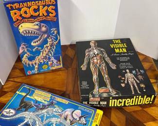 206 vintagesciencedinosaurmodelkitsthe