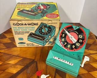 186 vintage1966toppertoysclockawordga