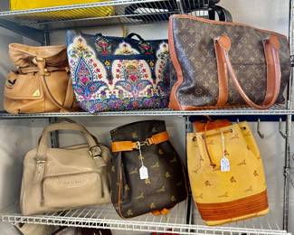 Assortment of vintage handbags