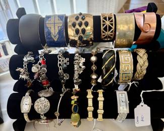 Collection of vintage bracelets