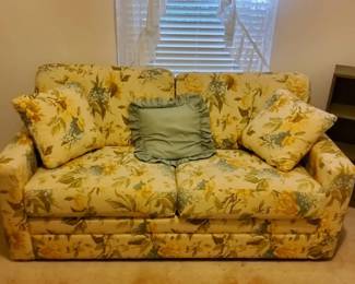 LaZBoy Sleeper Sofa Floral Pattern