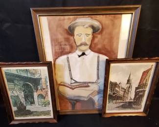 Don Davey Framed Art Collection New Orleans Scenes Portrait