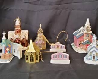 Christmas Church Ornament Collection