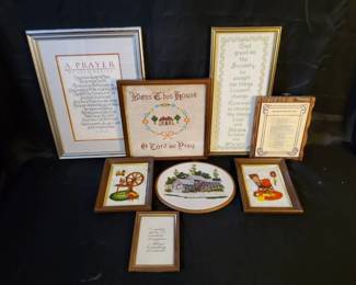 Inspirational Needlework, Print Wood Wall Art Collection