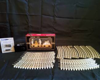 CocaCola O Gauge Motorized Handcar Trailer Train Set
