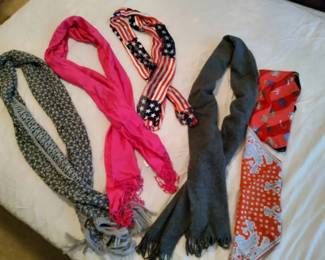 Collection of 6 Versatile Fashion Scarves