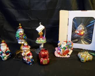 Collectible Radko Christmas Ornaments