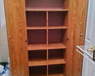 2Door Composite Wood Cabinet
