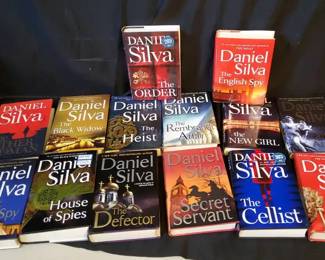 14 Book Daniel Silva Espionage Thriller Collection Multiple First Editions