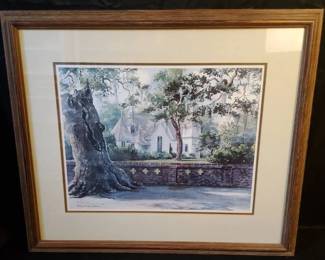 Limited Edition Fine Art Print Christ Church, St. Simons Island by Nancy Ricker Webb signed