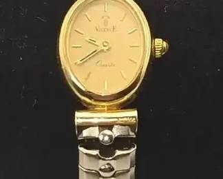 Vintage Vicence Milor Italy 14K Yellow Gold Ladies Watch