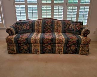 Floral Broyhill Sleeper Sofa sleeper mattress still in packaging