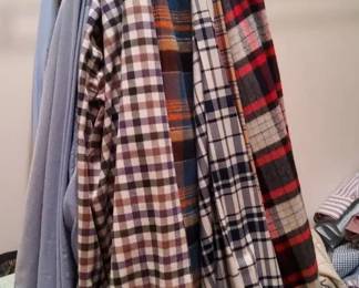 9Piece Mens Orvis Dress Shirt Collection 1 XL Assorted Patterns