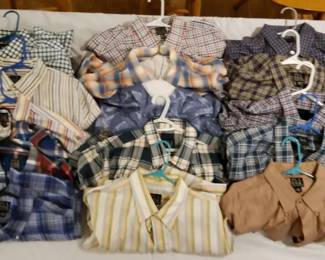 15Piece Mens Jos. A. Bank Dress Shirt Bundle 1 XXL Assorted Patterns